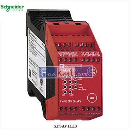 Picture of XPSAV11113  Schneider Electric  Safety Relays  XPS-AV11113