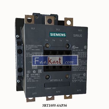 Picture of 3RT1055-6AP36  Siemens  Power Contactor