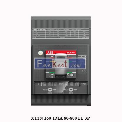 Picture of XT2N 160 TMA 80-800 3p F F ABB  1SDA067017R1  Circuit Breakers XT2N160 TMA80-800 FF 3P