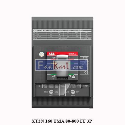 Picture of XT2N 160 TMA 80-800 3p F F ABB  1SDA067017R1  Circuit Breakers XT2N160 TMA80-800 FF 3P