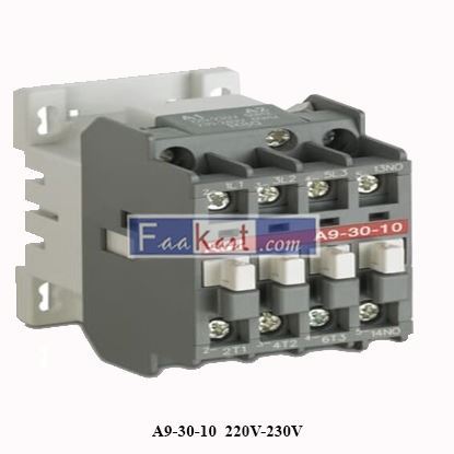 Picture of A9-30-10 220-230V 50Hz / 230-240V 60Hz ABB 1SBL141001R8010 Contactor