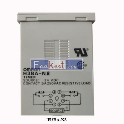 Picture of H3BA-N8 Omron Timer 220Vac 50/60Hz