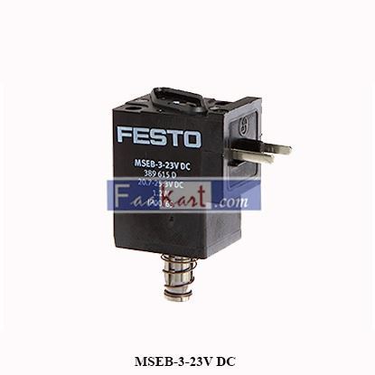 Picture of MSEB-3-23VDC Festo MSEB-3-23V DC  389615 solenoid coil