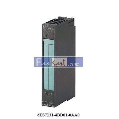 Picture of 6ES7131-4BD01-0AA0 - SIMATIC DP, 5 electronic modules for ET 200S