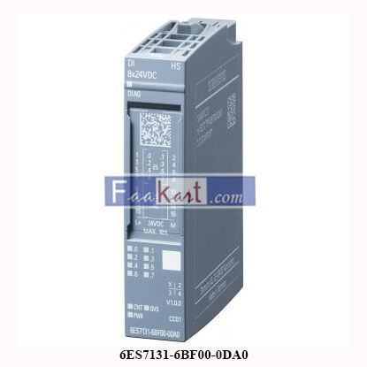 Picture of 6ES7131-6BF00-0DA0 Siemens SIMATIC ET 200SP, digital input module 6ES71316BF000DA0