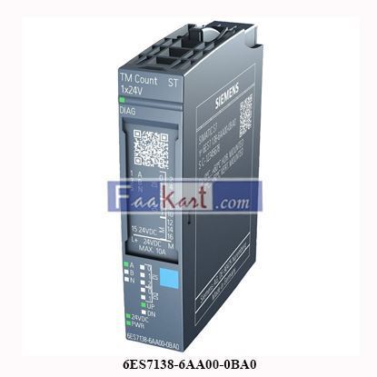 Picture of 6ES7138-6AA00-0BA0 Siemens SIMATIC ET 200SP, TM count 1x 24 V counter module
