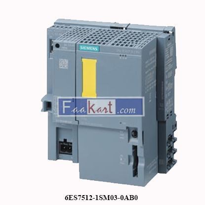 Picture of 6ES7512-1SM03-0AB0 Siemens SIMATIC DP, CPU 1512SP F-1 PN for ET 200SP, central processing unit 6ES75121SM030AB0