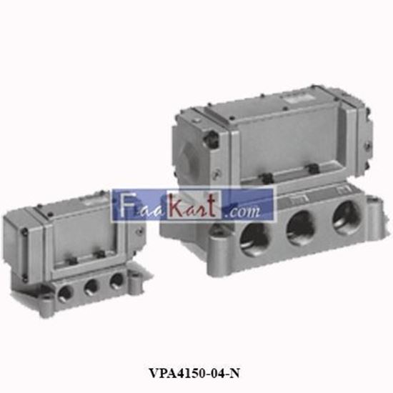 Picture of VPA4150-04-N SMC Valve, air pilot, VP4 SOL VALVE 4/5 PORT VPA415004N