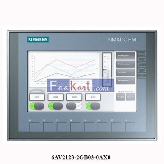 Picture of 6AV2123-2GB03-0AX0 - 6AV2 123-2GB03-0AX0 Siemens Touch Screen HMI Panel