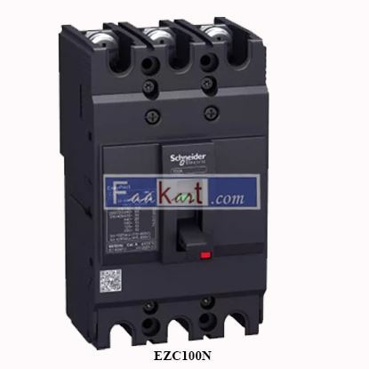 Picture of EZC100N Schneider Electric Circuit Breaker  60A 3 Poles 3D TMD