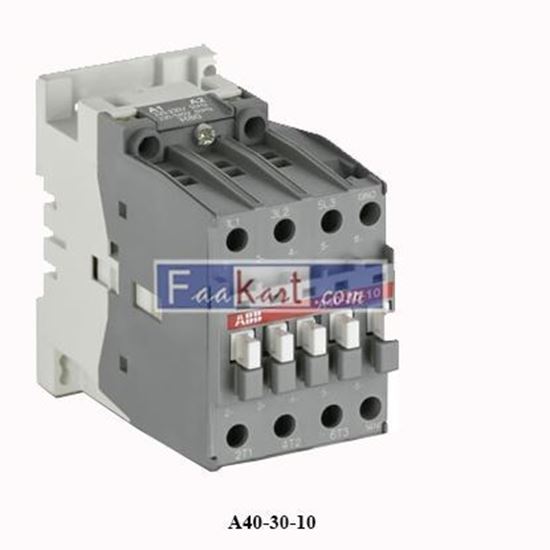 Picture of A40-30-10   ABB   1SBL321001R8410    110V 50Hz / 110-120V 60Hz Contactor  A40-30-10 220-230V 50Hz