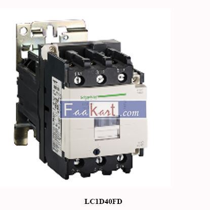 Picture of LC1D40FD Schneider Electric CONTACTOR 600VAC 40AMP IEC +OPTIONS
