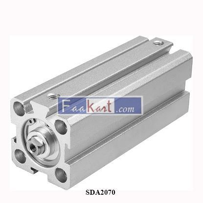 Picture of SDA20-70 AIRTAC  Pneumatic Double Acting Compact Cylinder AIRTAC Type SDA SDA20*70