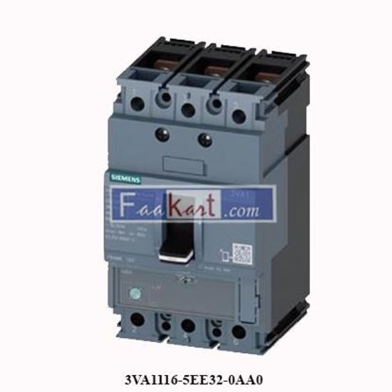 Picture of 3VA1116-5EE32-0AA0 SIEMENS Circuit breaker 3VA1 IEC frame 160 breaking capacity