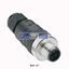 Picture of RSC 4/7 LUMBERG AUTOMATION Field Attachable Connector, M12 male connector, 4-pole with threaded joint, assembling with screw terminals.