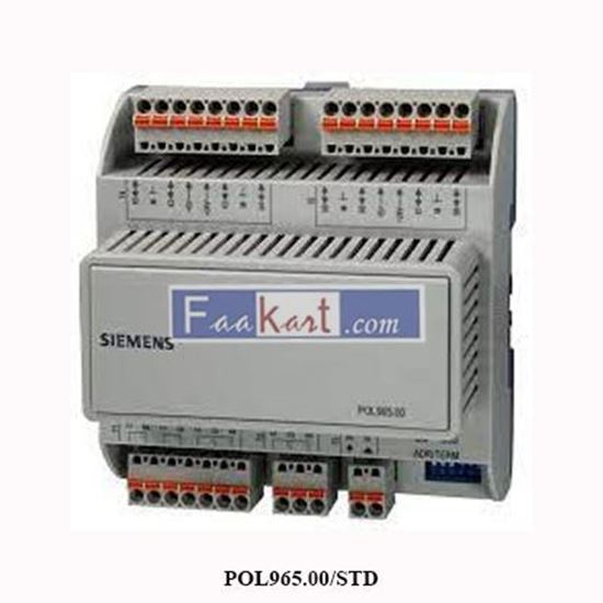 Picture of POL965.00/STD SIEMENS  I/O MODULE WITH 15 I/OS, 8UIO, 1DI HIGH VOLTAGE, 4DO, 2 TRIAC OUTPUTS