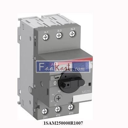 Picture of 1SAM250000R1007  ABB MS116-2.5 Manual Motor Starter 1.6 ... 2.5 A
