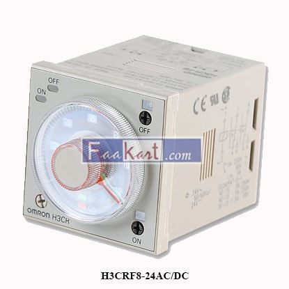 Picture of H3CRF8-24AC/DC OMRON  Analogue Timer
