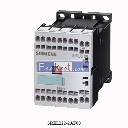 Picture of 3RH1122-2AF00 SIEMENS Contactor relay, 2 NO + 2 NC 110 V AC 50 / 60 Hz