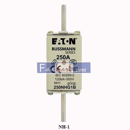 Picture of NH-1 Eaton 250 Amps NH Fuse 250A 500V GG/GL Size 1