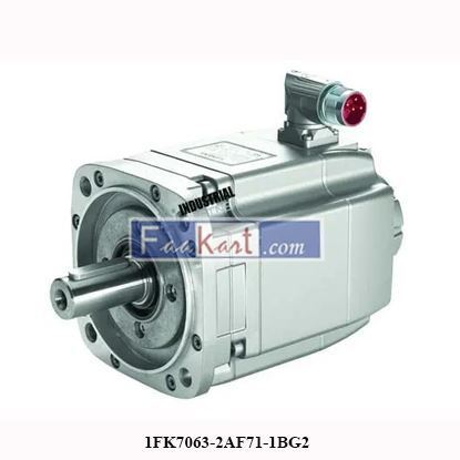 Picture of 1FK7063-2AF71-1BG2 Siemens SIMOTICS S synchronous motor 1FK7-CT PN=2.3kW; UDC=600V M0=11Nm (100K); NN=3000rpm