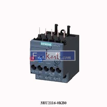 Picture of 3RU2116-0KB0 Siemens Overload relay 0.90...1.25 A Thermal For motor protection Size S00