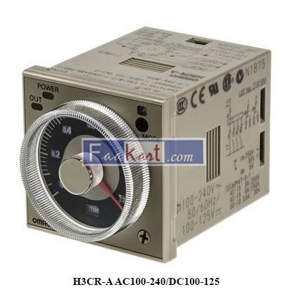 Picture of H3CR-A-AC100-240/DC100-125 Omron Timers ANALOG SOLID STATE