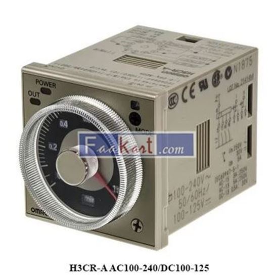 Picture of H3CR-A-AC100-240/DC100-125 Omron Timers ANALOG SOLID STATE