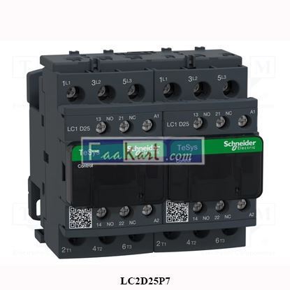 Picture of LC2D25P7 Schneider Electric TeSys D reversing contactor