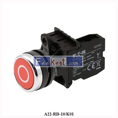 Picture of A22-RD-10/K01 EATON MOELLER Push Button Switch(261368)