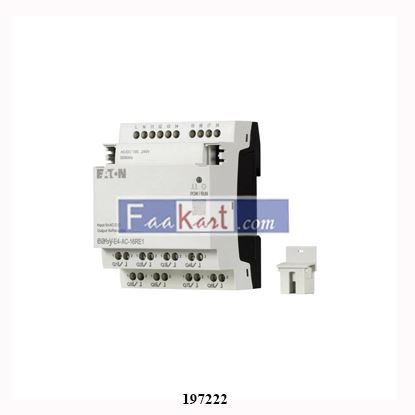 Picture of EASY-E4-AC-16RE1 EATON I/O expansion, For use with easyE4, 100 - 240 V AC, 110 - 220 V DC 197222