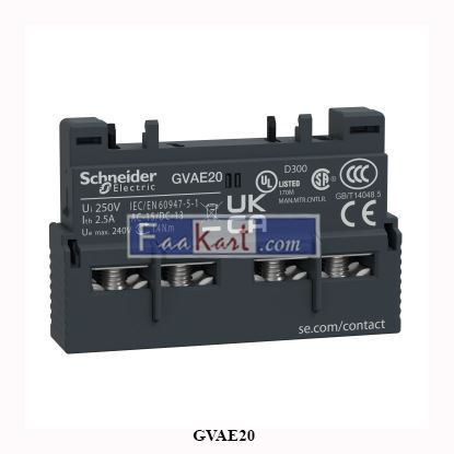 Picture of GVAE20 Schneider Electric Auxiliary contact