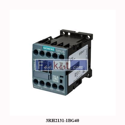 Picture of 3RH2131-1BG40 SIEMENS Contactor relay, 3 NO + 1 NC, 125 V DC
