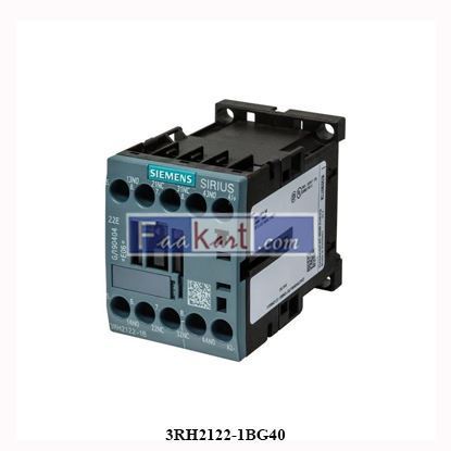 Picture of 3RH2122-1BG40 SIEMENS Contactor relay, 2 NO + 2 NC, 125 V DC