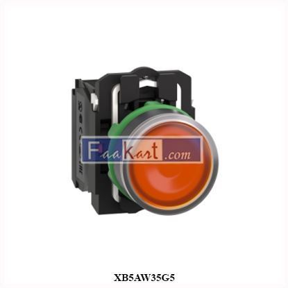 Picture of XB5AW35G5 Schneider Electric Illuminated push button