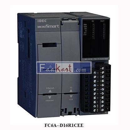 Picture of FC6A-D16R1CEE IDEC PLC Controllers PLC 16IO 24VDC Relay