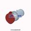 Picture of 2CMA166862R1000 ABB - 463C6 Tough & Safe IP44 Red Cable Mount 3P + N + E Industrial Power Socket