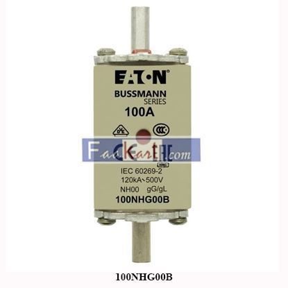 Picture of 100NHG00B EATON Fuse-link, low voltage, 100 A, AC 500 V