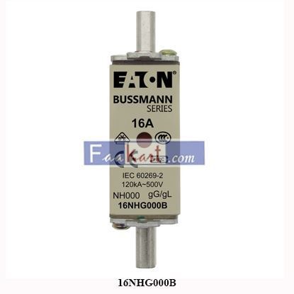 Picture of 16NHG000B Eaton Specialty Fuses 16A 500V