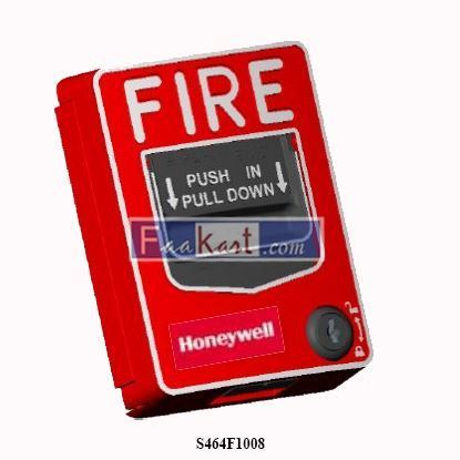 Picture of S464F1008 Honeywell S464F Series Manual Fire Alarm Pull Station