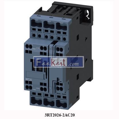 Picture of 3RT2026-2AC20 SIEMENS power contactor