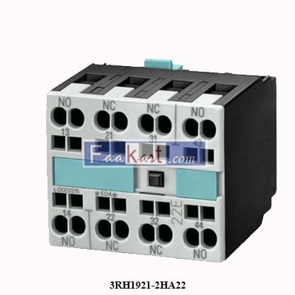 Picture of 3RH1921-2HA22 SIEMENS Auxiliary switch block