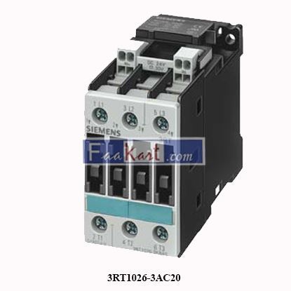 Picture of 3RT1026-3AC20 SIEMENS Power contactor
