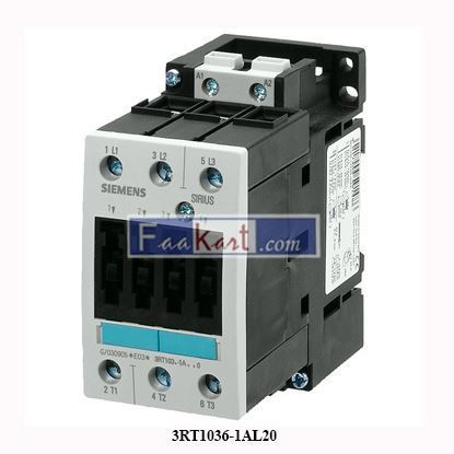 Picture of 3RT10361AL20 SIEMENS Power contactor-3RT1036-1AL20