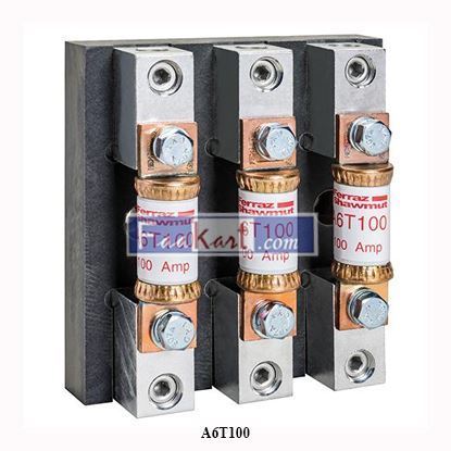 Picture of A6T100  Mersen  Fuse,Class T,Fast Acting,200kA AC,100kA DC,600VAC/300VDC,10A