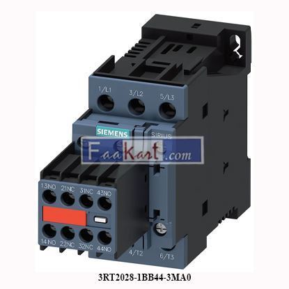 Picture of 3RT2028-1BB44-3MA0 SIEMENS Power contactor