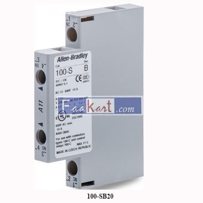 Picture of 100-SB20  ALLEN-BRADLEY Auxiliary Contact