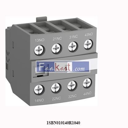 Picture of 1SBN010140R1040 ABB  CA4-40E Auxiliary Contact Block