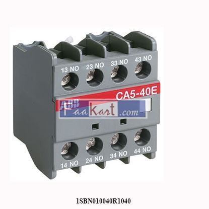 Picture of 1SBN010040R1040 ABB CA5-40E Auxiliary Contact Block