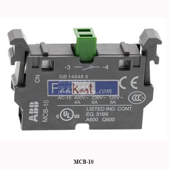 Picture of 1SFA611610R1001 ABB MCB-10 Contact Block